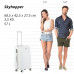 Чемодан CarryOn Skyhopper (M) White (502423) (930039)