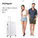 Чемодан CarryOn Skyhopper (L) White (502424) (930040)