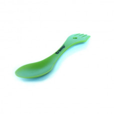 Ложка-вилка (ловилка) пластмассовая зеленая Tramp TRC-069-green