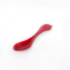 Ложка-вилка (ловилка) пластмассовая красная Tramp TRC-069-red