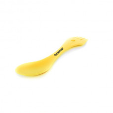 Ложка-вилка (ловилка) пластмассовая желтая Tramp TRC-069-yellow