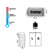 Спальний мішок Tramp Nightking індіго/чорний, Правосторонняя (TRS-045-L)