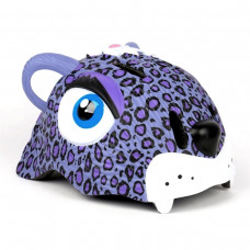 Шлем велосипедный Crazy Safety "Пурпурный леопард" (HEAD-065)