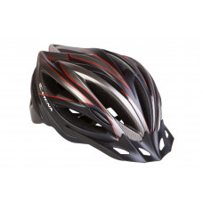 Шлем велосипедный с козырьком CIGNA WT-068 (черно-красный) (HEAD-018)