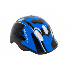 Шлем велосипедный HEL102 (черно-синий) (HEAD-008)