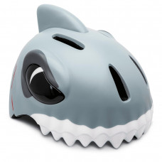 Шлем велосипедный Crazy Safety "Белая акула" (HEAD-068)