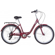 Велосипед 26" Dorozhnik RUBY AM 2022 (темно-красный (м)) (OPS-D-26-194)