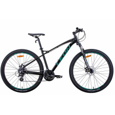 Велосипед 29" Leon TN-90 2021 (черно-бирюзовый ) (OPS-LN-29-094)