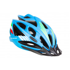 Шлем велосипедный с козырьком СIGNA WT-036 синий (синий)