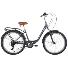 Велосипед 26" Dorozhnik LUX AM FRW 2022 (темно-серый) (OPS-D-26-178)