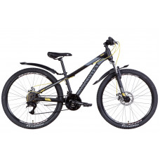 Велосипед ST 26" Discovery TREK AM DD рама-13" черно-желтый (м) с крылом Pl 2022 (OPS-DIS-26-472)