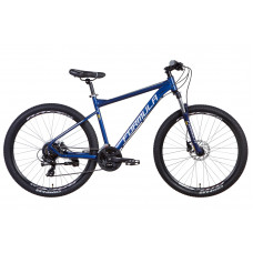 Велосипед AL 27.5" Formula F-1 AM HDD рама-19" синьо-сріблястий з жовтим 2021 (OPS-FR-27.5-107)