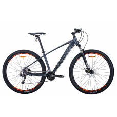 Велосипед 29" Leon TN-70 2021 (графитовый с черным и оранжевым (м)) (OPS-LN-29-107)