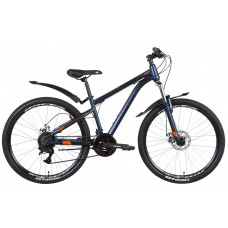 Велосипед ST 26" Discovery TREK AM DD рама-15" сине-черный (м) с крылом Pl 2022 (OPS-DIS-26-479)