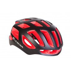 Шлем велосипедный СIGNA TT-4 чёрно-белый (чёрно-красный)