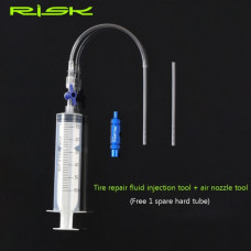 Шприц для заливки гермета в шины RISK RL225-2 с инструментом для клапана (SEA-015)
