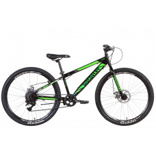 Велосипед ST 26" Discovery ATTACK DD рама-13" черно-зеленый 2022 (OPS-DIS-26-439)