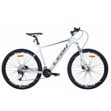 Велосипед 27.5" Leon XC-70 2021 (бело-серый с черным) (OPS-LN-27.5-103)