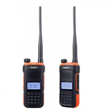 Комплект раций Agent AR-UV10 Twin Pack (0.5W, UHF400-470MHz, VHF136-174MHz, до 10 км, 128 каналов, АКБ), 2 шт.