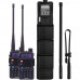 Комплект раций Baofeng UV-5RHC Forest Black (5W, VHF,UHF, 136-174,400-480MHz, до 5 км, 128 канал., АКБ) 2шт.